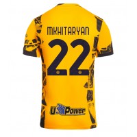 Fotbalové Dres Inter Milan Henrikh Mkhitaryan #22 Alternativní 2024-25 Krátký Rukáv